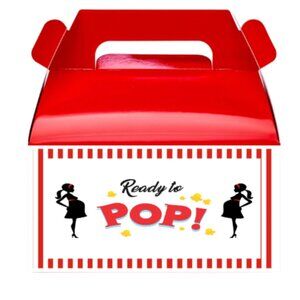 Gable Snack Boxes Baby Shower Ready to Pop Gender Reveal Party Favors 10 Pack